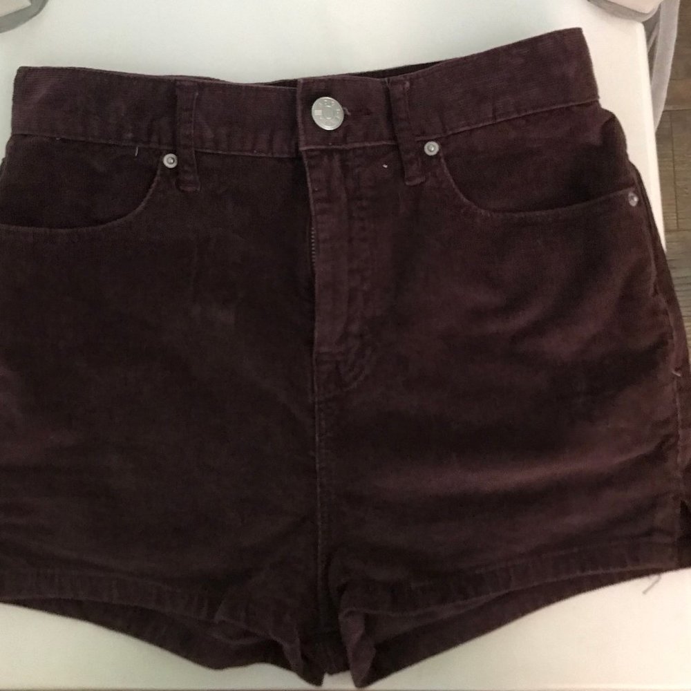 Katie Super High Rise BDG Corduroy Shorts